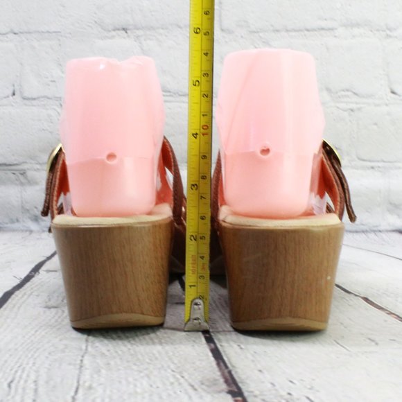 DANSKO Slip On Two Strap Wedge Sandal Size 38 / 8 - Picture 8 of 9